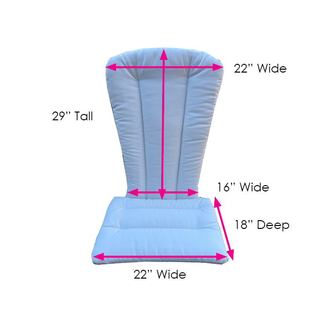 Adirondack Chair Replacement Cushions